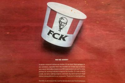 Be more KFC! Crisis Comms And Brands During COVID-19